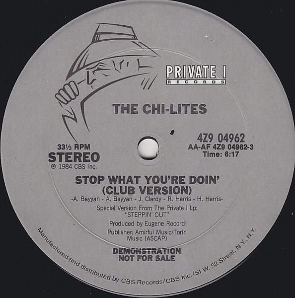The Chi-Lites – Stop What You’re Doin’ (Club Version)