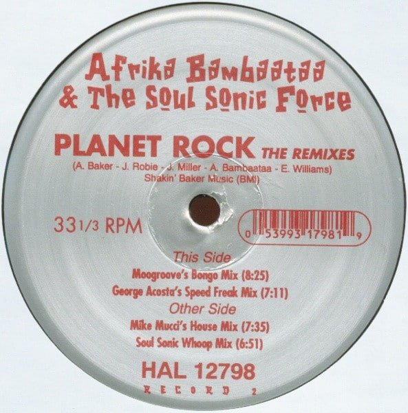 Afrika Bambaataa & The Soul Sonic Force – Planet Rock (The Remixes)