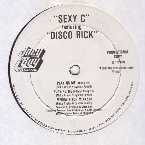 Sexy C Feat Disco Rick / The Dogs Feat Disco Rick – Playing Me / Work It Out