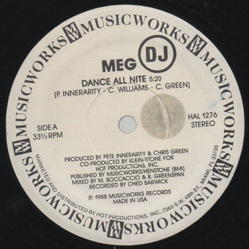 MEG – Dance All Nite