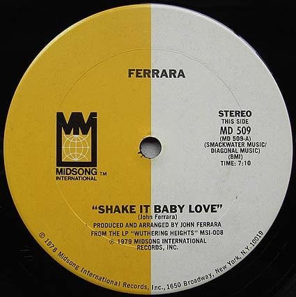 Ferrara – Shake It Baby Love / Love Attack