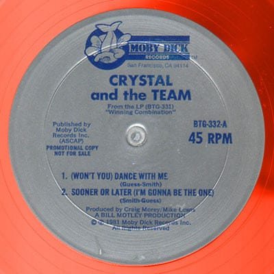 Crystal And The Team – (Won’t You) Dance With Me