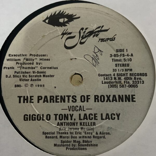 Gigolo Tony, Lace Lacy – The Parents Of Roxanne