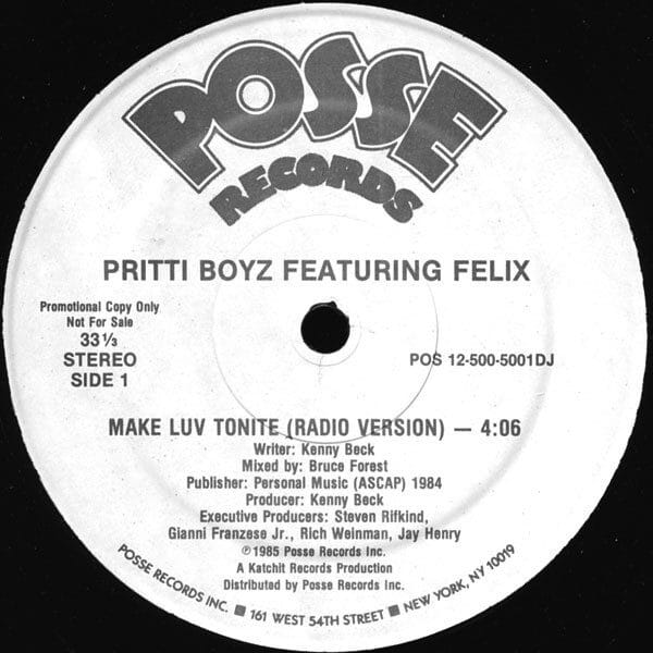 Pritti Boyz Feat Felix  – Make Luv Tonite