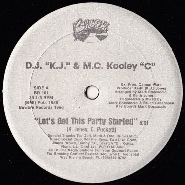 D.J. "K.J." & M.C. Kooley "C"* – Let's Get This Party Started
