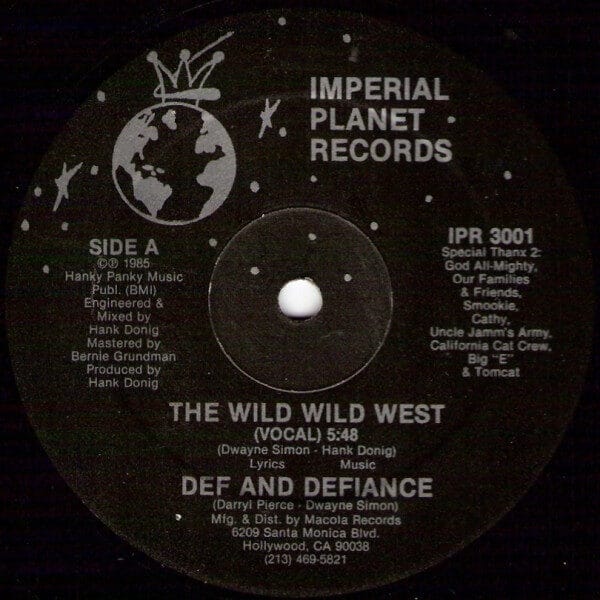 Def And Defiance – The Wild Wild West