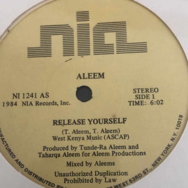 Aleem – Release Yourself