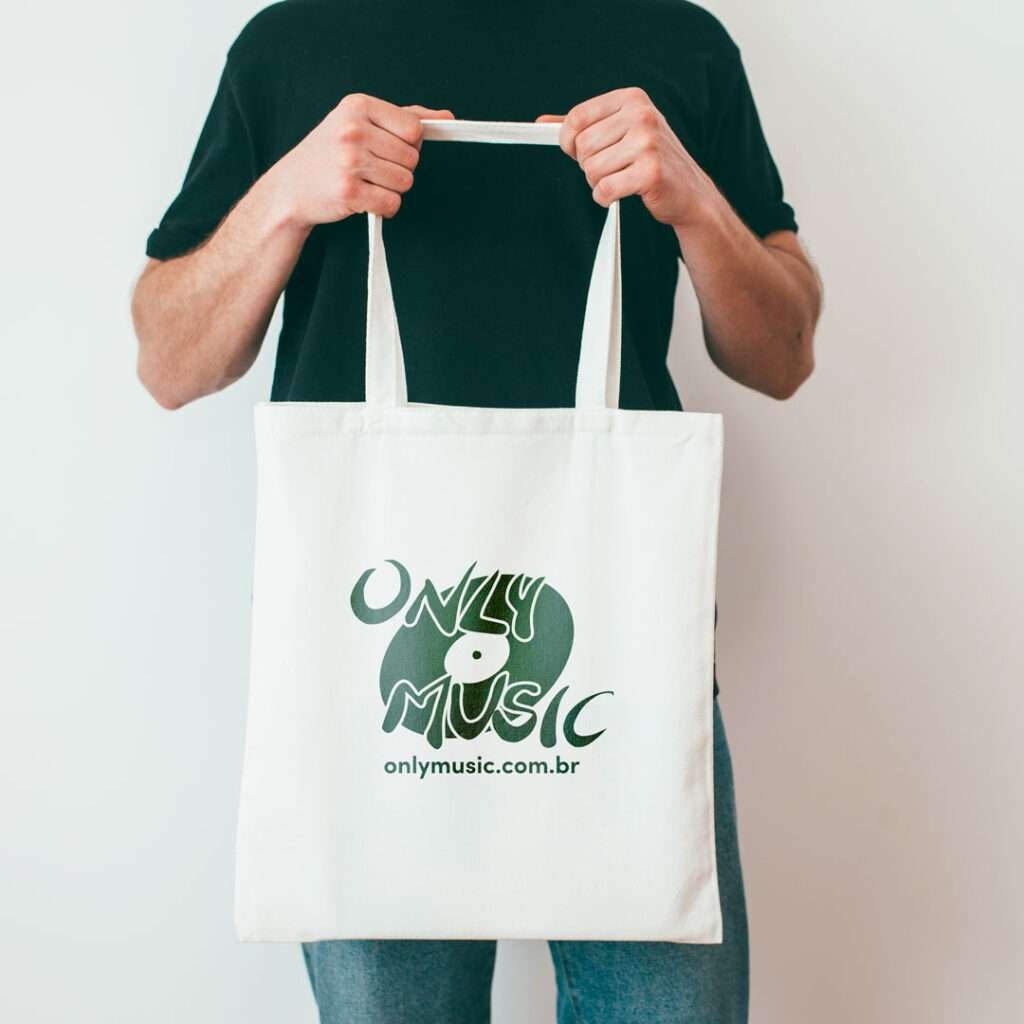 Bolsa OnlyMusic - Logo Preta