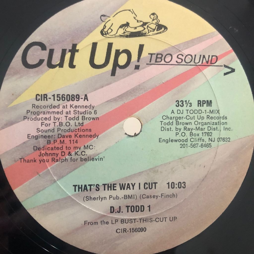 D.J. Todd 1 – That's The Way I Cut