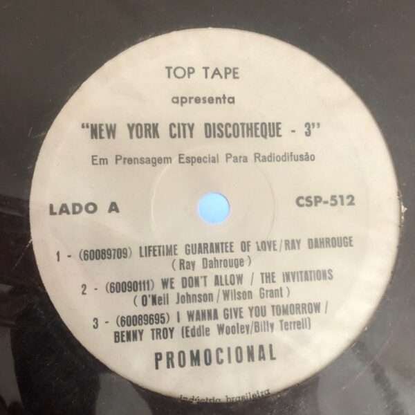 New York City Discotheque - 3 (Prensagem Especial Para Radiodifusão)