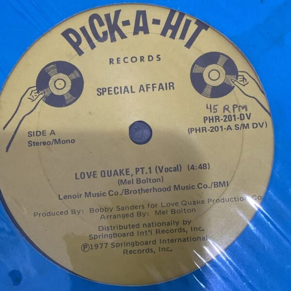 Special Affair – Love Quake