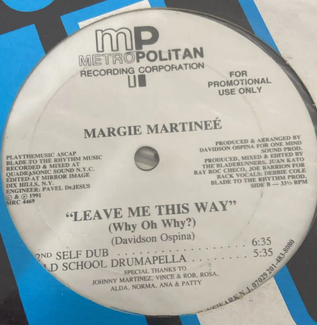 Margie Martineé – Leave Me This Way (Why Oh Why?)