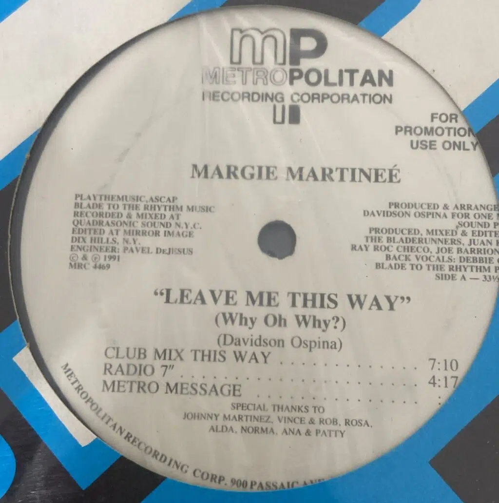 Margie Martineé – Leave Me This Way (Why Oh Why?) - Imagem 3