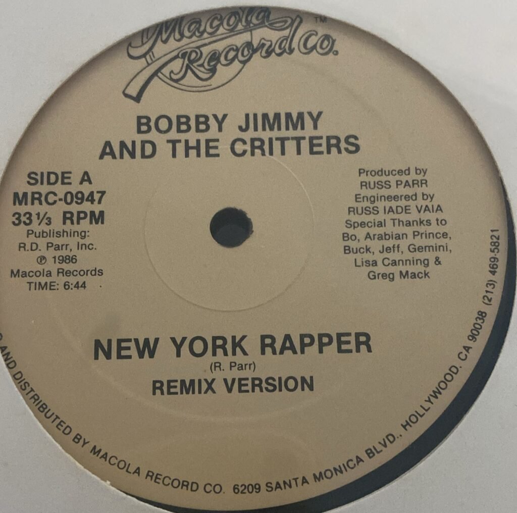 Bobby Jimmy And The Critters – New York Rapper (Remix) / Real Bad Breath