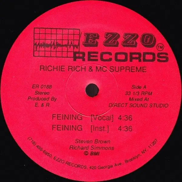 Richie Rich & MC Supreme – Feining / We Can Do Dis