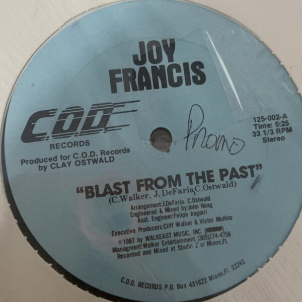 Joy Francis – Blast From The Past