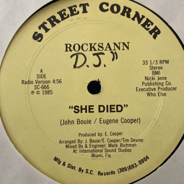 Rocksann – She Died