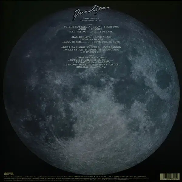 Dua Lipa – Future Nostalgia (The Moonlight Edition) - Imagem 3