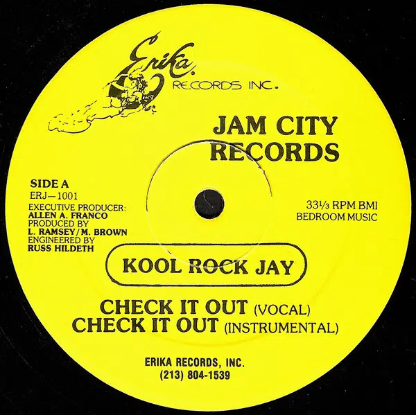 Kool Rock Jay / D.J. Slice – Check It Out / Slice It Up