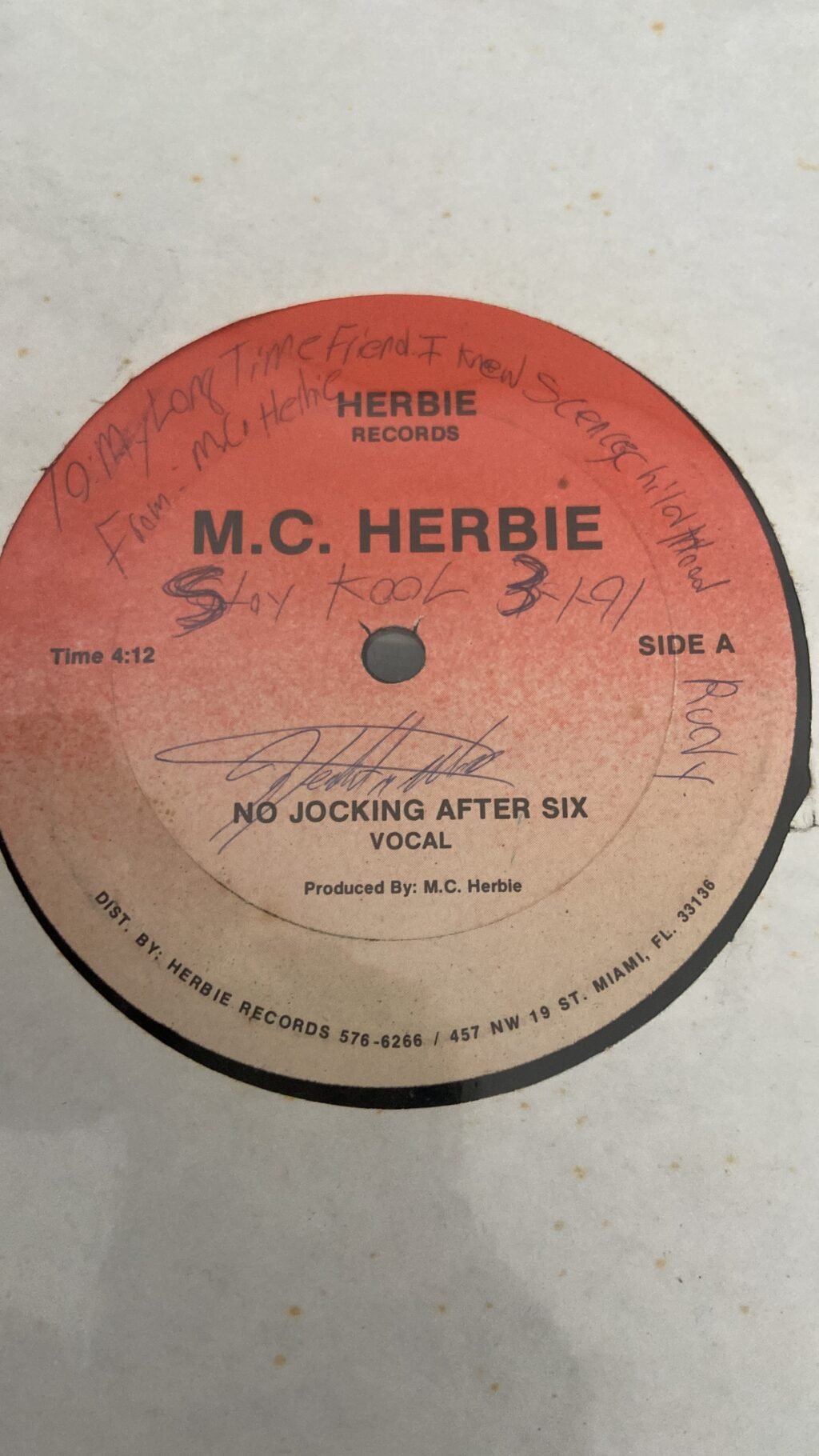 M.C. Herbie – No Jocking After Six - Image 3