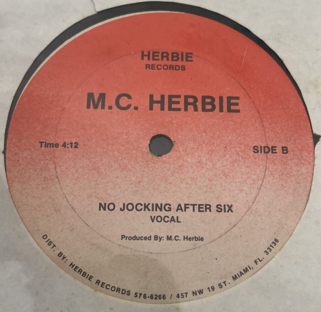 M.C. Herbie – No Jocking After Six