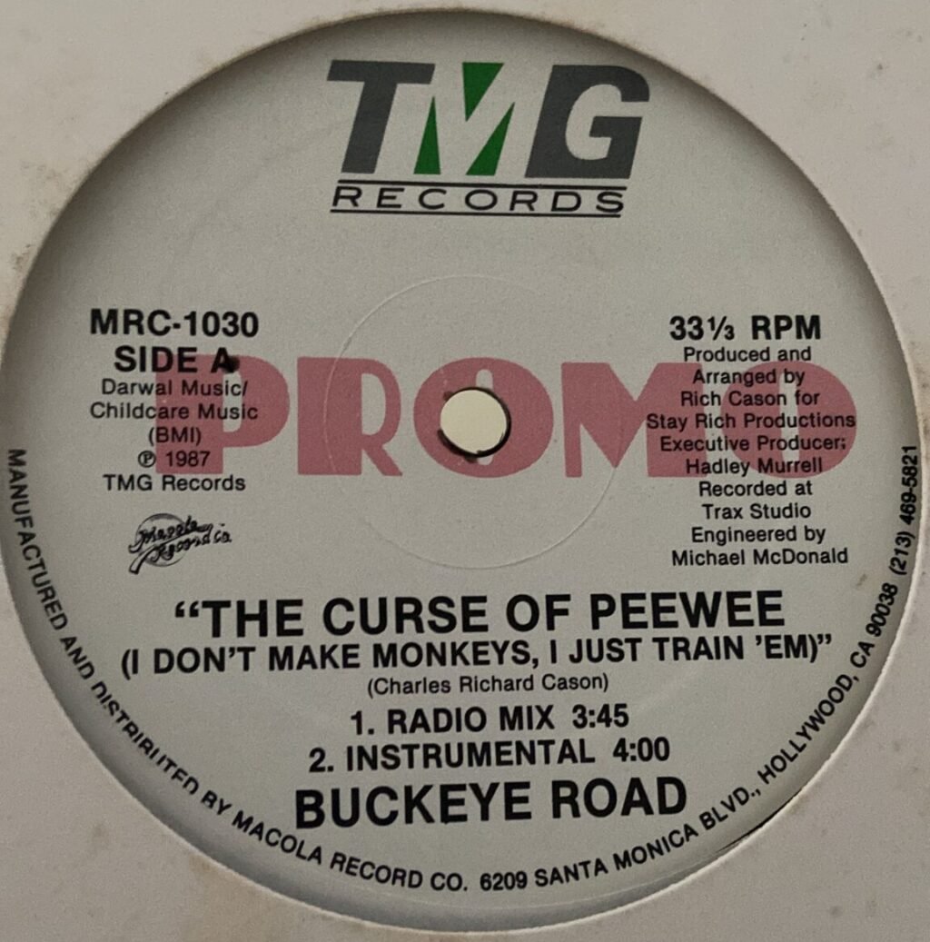 Buckeye Road – The Curse Of Peewee (I Don't Make Monkeys, I Just Train 'Em)