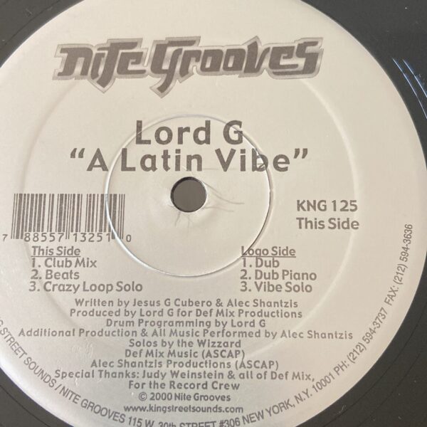 Lord G – A Latin Vibe
