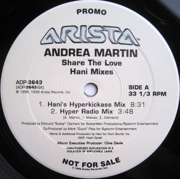 Andrea Martin – Share The Love (Hani Mixes)