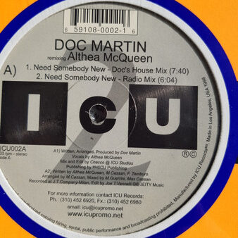 Doc Martin Feat. Althea McQueen – Need Somebody New (Remixes)