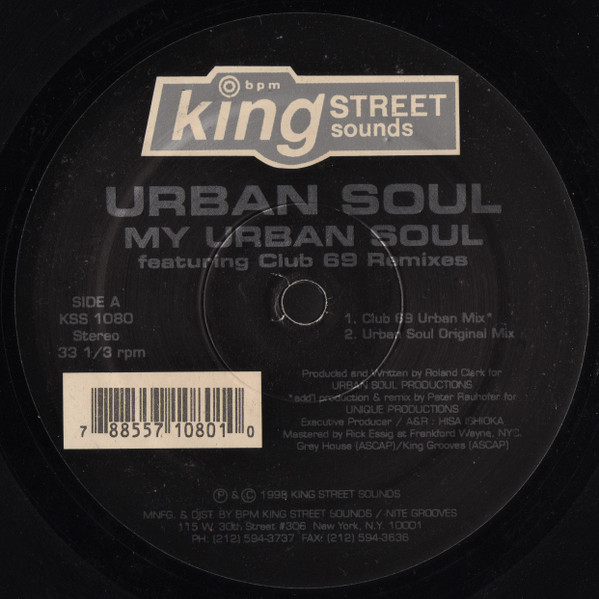 Urban Soul – My Urban Soul (Club 69 Remixes)