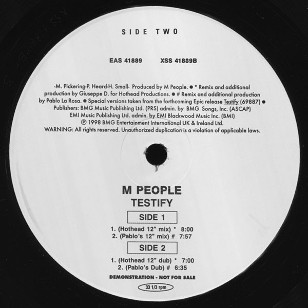 M People – Testify