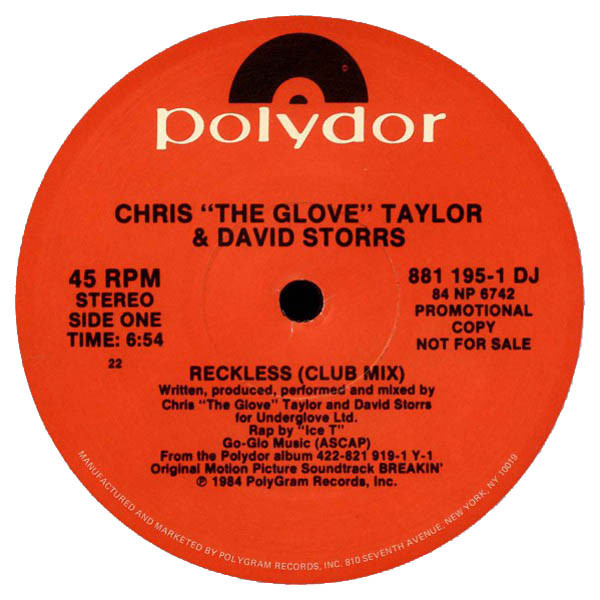 Chris "The Glove" Taylor & David Storrs – Reckless / Tibetan Jam