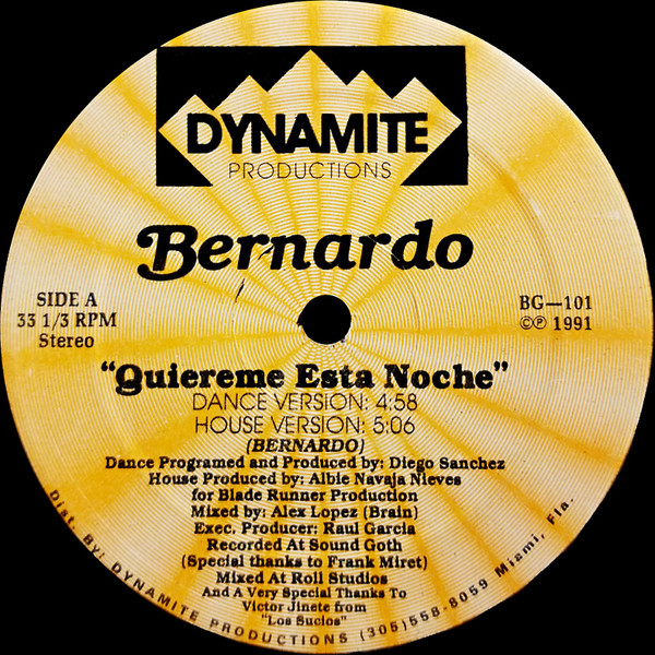 Bernardo – Quiereme Esta Noche / Love Me Tonight